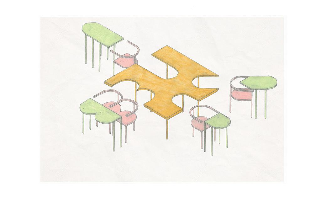 Mueble Arquitectónico II: ¿Mesa para cuántos? 