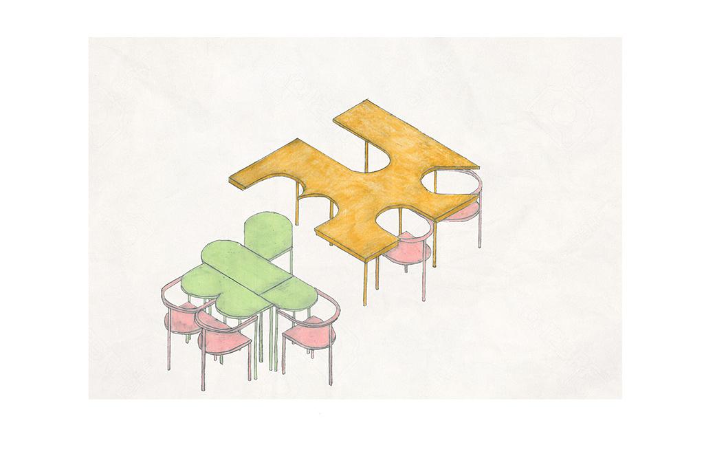 Mueble Arquitectónico II: ¿Mesa para cuántos? 